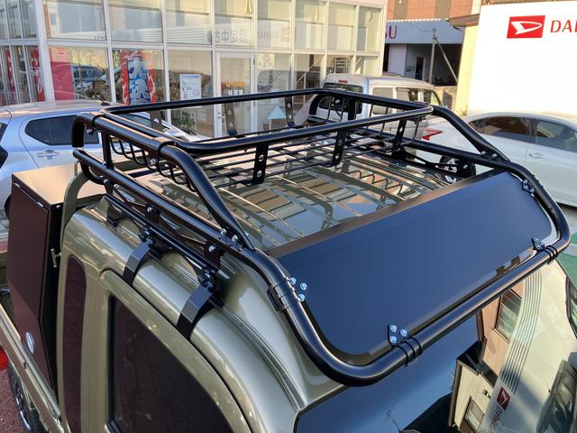 ハイゼットトラックジャンボエクストラ　届け出済み未使用車　ＨＡＲＤ　ＣＡＲＧＯまごころ保証　１年間・走行距離無制限付き　４ＷＤ　パワーウィンドウ　純正１２インチアルミホイール　前後コーナーセンサー　スーパーデフロック　キーフリー　バックカメラ　デジタルインナーミラー（東京都）の中古車