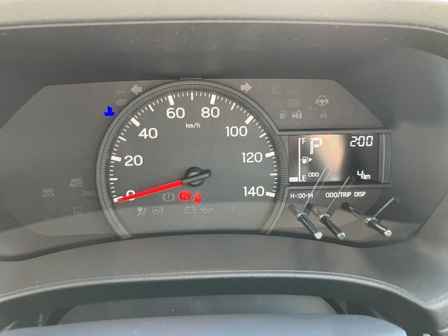 ハイゼットカーゴクルーズターボ　　届け出済み未使用車　ＬＥＤヘッドライト保証　新車保証・まごころ保証　１年間・走行距離無制限付き　マニュアルエアコン　パワーウィンドウ　前後コーナーセンサー　最大積載量３５０Ｋｇ　デジタルインナーミラー　バックカメラ　キーフリー（東京都）の中古車