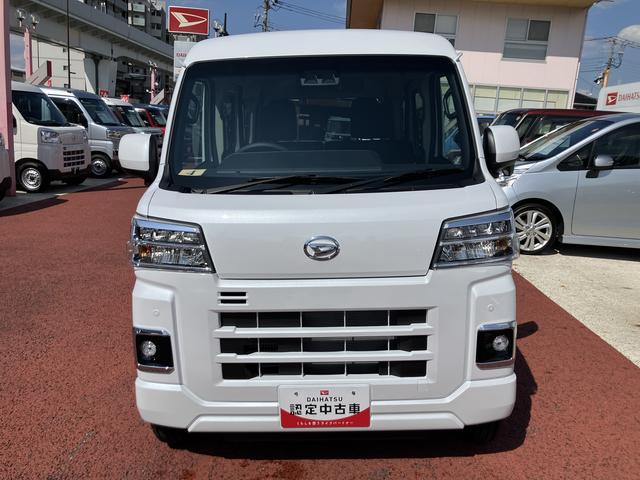 ハイゼットカーゴクルーズターボ　　届け出済み未使用車　ＬＥＤヘッドライト保証　新車保証・まごころ保証　１年間・走行距離無制限付き　マニュアルエアコン　パワーウィンドウ　前後コーナーセンサー　最大積載量３５０Ｋｇ　デジタルインナーミラー　バックカメラ　キーフリー（東京都）の中古車