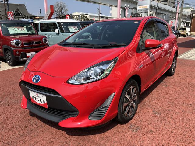 アクアＳ　７インチナビ　バックカメラ　ＥＴＣ　スマートキー保証　まごころ保証　１年間・走行距離無制限付き　電動格納ミラー　前後コーナーセンサー　電動格納ミラー　ステアリングスイッチ　パワーウィンドウ（東京都）の中古車