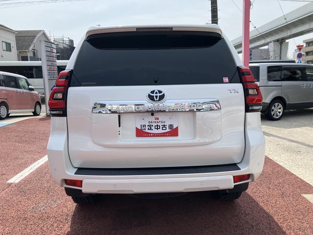 ランドクルーザープラドＴＸ　純正ナビ　バックカメラ　前後ドラレコ　ＥＴＣ２．０保証１年間・距離無制限付き　ＡＣＣ　オートハイビーム　前後コーナーセンサー　ＨＤＭＩ接続　ＵＳＢ入力端子　オートエアコン　ディーゼル　スマートキー　ステアリングスイッチ　運転席シートリフト（東京都）の中古車