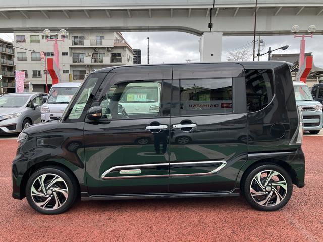 タントカスタムＲＳスタイルセレクション　９インチナビ　バックカメラ保証１年間・距離無制限付き　両側電動スライドドア　前後ドラレコ　前後コーナーセンサー　ＡＣＣ　ＡＤＢ　ＥＴＣ　シートヒーター　アイドリングストップ　電動格納ミラー　運転席シートリフト（東京都）の中古車