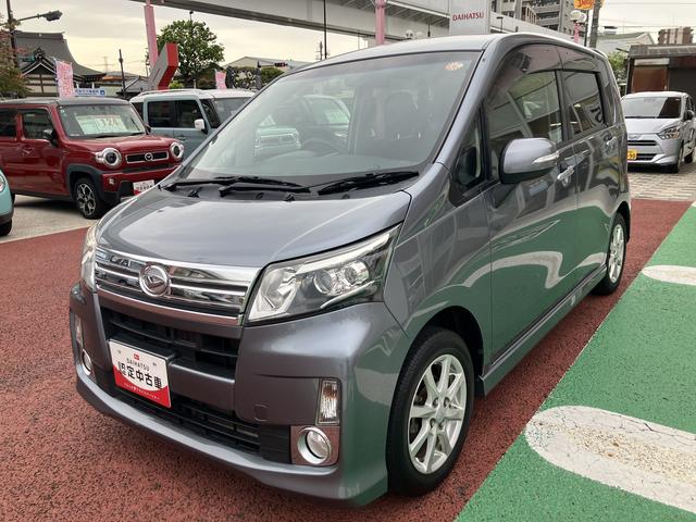 ムーヴカスタム　Ｘ　ＳＡ　純正ナビ　バックカメラ　フルセグ　ＥＴＣ保証１年間・距離無制限付き　ＤＶＤ再生　ＣＤ再生　ＵＳＢ接続　ＬＥＤヘッドライト　オートライト　オートエアコン　電動格納ミラー　パワーウィンドウ　アイドリングストップ　キーフリー（東京都）の中古車