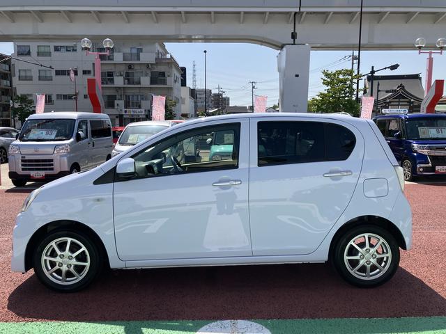 ミライースX SA純正ナビ ETC Bluetoothオーディオ保証1年間・距離無制限付き フルセグ DVD再生 CD再生 ドラレコ アイドリングストップ キーレスエントリー USB入力端子 マニュアルエアコン 電動格納ミラー パワーウィンドウ(東京都)の中古車