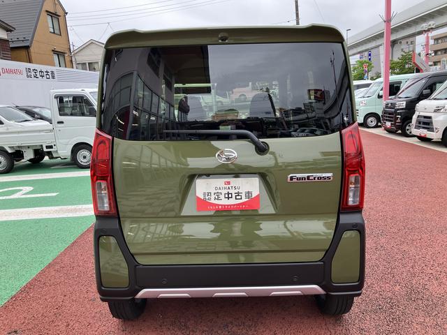 タントファンクロスターボ　純正ナビ　バックカメラ　ＥＴＣ　ドラレコ保証１年間・距離無制限付き　オートハイビーム　両側電動スライドドア　電動パーキングブレーキ　アイドリングストップ　前後コーナーセンサー　電動格納ミラー　パワーウィンドウ　シートヒーター（東京都）の中古車