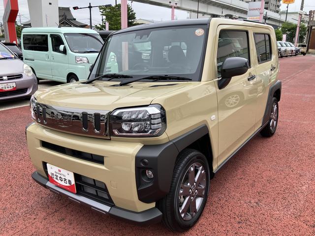 タフトＧターボ　ダーククロムベンチャー　９インチディスプレイ保証１年間・距離無制限付き　ＨＤＭＩ接続　ＵＳＢ入力端子　ＡＣＣ　電動パーキングブレーキ　オートブレーキホールド機能　スカイフィールトップ　電動格納ミラー　アイドリングストップ　パワーウィンドウ（東京都）の中古車