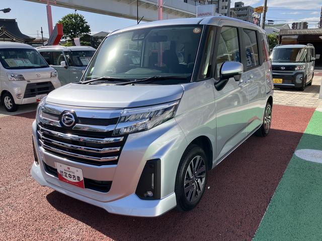 トールカスタムＧ　９インチディスプレイオーディオ　パノラマモニター保証１年間・距離無制限付き　ＡＣＣ　ＡＤＢ　両側電動スライドドア　電動パーキングブレーキ　オートブレーキホールド機能　アイドリングストップ　前後コーナーセンサー　電動格納ミラー　パワーウィンドウ（東京都）の中古車