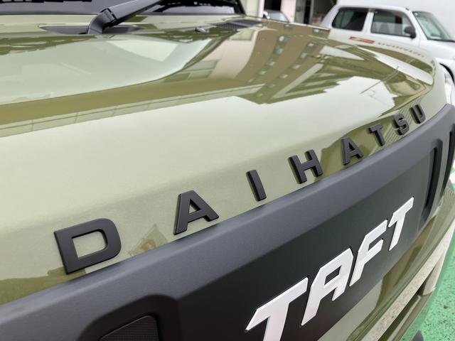 タフトGターボ 届出済未使用車 ラギッドパック仕様 ACC保証1年間・距離無制限付き シートヒーター 運転席シートリフト 電動パーキングブレーキ オートブレーキホールド機能 バックカメラ対応 パワーウィンドウ OPEN CONTRY R/Tホワイトレター(東京都)の中古車