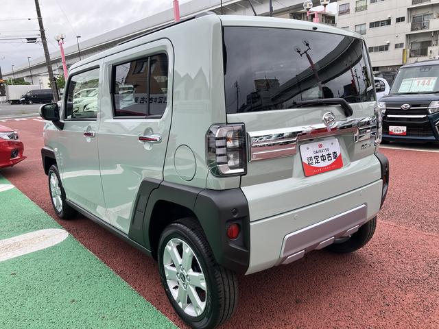 タフトＧ　クロムベンチャー　届け出済み未使用車　ＡＣＣ保証　新車保証・まごころ保証　１年間・走行距離無制限付き　電動パーキングブレーキ　オートブレーキホールド機能　運転席シートリフト　アイドリングストップ　１５インチアルミホイール　キーフリーシステム（東京都）の中古車