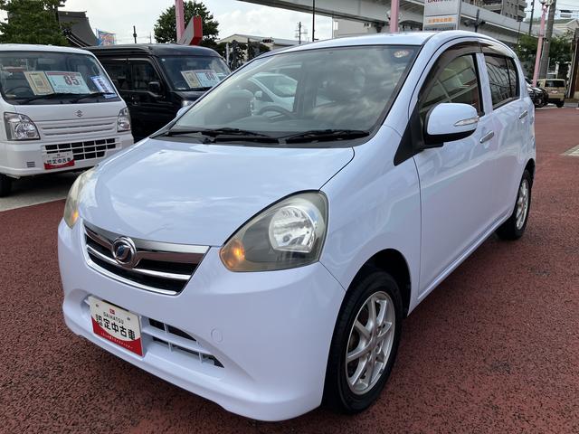 ミライースG 純正7インチナビ ワンセグ ETC キーレスエントリー保証1年間・距離無制限付き CD再生 電動格納ミラー オートエアコン パワーウィンドウ 運転席シートリフト アイドリングストップ車 CVT車(東京都)の中古車