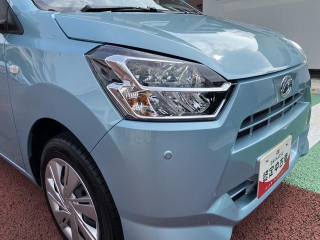 ミライースＸ　ＳＡIII　ワイドＢｌｕｅｔｏｏｔｈ／ＵＳＢチューナー保証　新車保証・まごころ保証　１年間・走行距離無制限付き　オートライト　電動格納ミラー　パワーウィンドウ　アイドリングストップ　前後コーナーセンサー　バックカメラ対応（東京都）の中古車