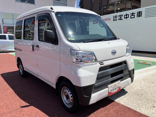 ハイゼットカーゴＤＸ　ＳＡIII　ＦＭ／ＡＭラジオ　ＥＴＣ　キーレス保証　まごころ保証　１年間・走行距離無制限付き　オートハイビーム　アイドリングストップ　リヤソナー　両側スライドドア　パワーウィンドウ　マニュアルエアコン　最大積載量３５０Ｋｇ（東京都）の中古車