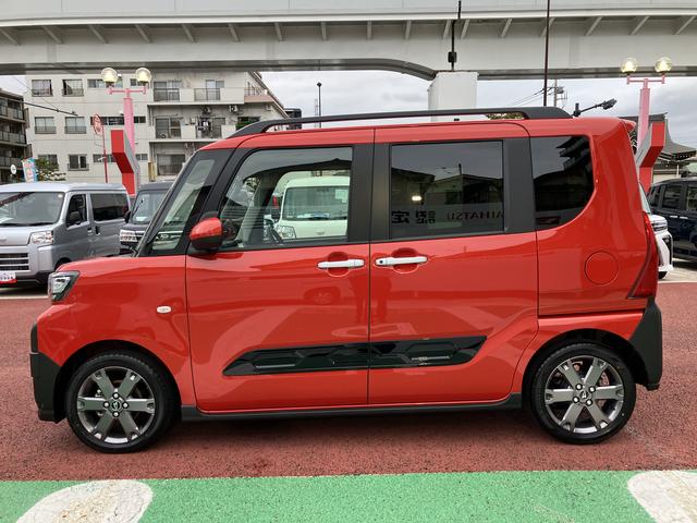 タントファンクロスターボ　純正７インチナビ　バックカメラ　ＥＴＣ保証１年間・距離無制限付き　ナビ連動前後方ドラレコ　前後コーナーセンサー　電動パーキングブレーキ　オートブレーキ方ルド機能　両側電動スライドドア　アイドリングストップ　ＵＳＢ入力端子（東京都）の中古車