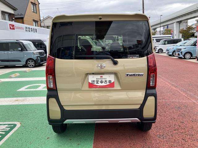 タントファンクロス 9インチディスプレイオーディオ ETC保証 新車保証・まごころ保証 1年間・走行距離無制限付き・前後ドラレコ 前後コーナーセンサー オートハイビーム ACC アイドリングストップ 両側電動スライドドア 電動パーキングブレーキ キーフリー(東京都)の中古車