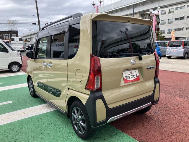 タントファンクロス 9インチディスプレイオーディオ ETC保証 新車保証・まごころ保証 1年間・走行距離無制限付き・前後ドラレコ 前後コーナーセンサー オートハイビーム ACC アイドリングストップ 両側電動スライドドア 電動パーキングブレーキ キーフリー(東京都)の中古車