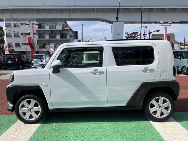 タフトＧ　届け出済み未使用車　バックカメラ対応　シートヒーター保証　新車保証・まごころ保証　１年間・走行距離無制限付き　運転席シートリフト　アダプティブドライビングビーム　前後コーナーセンサー　電動格納ミラー　パワーウィンドウ　電動パーキングブレーキ（東京都）の中古車