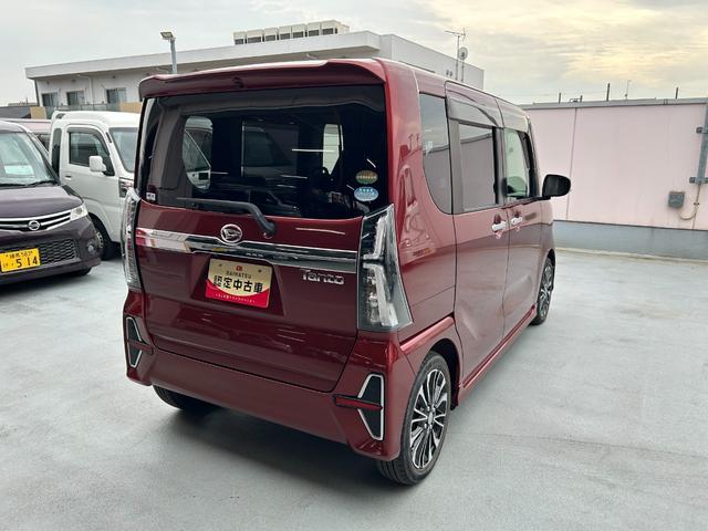 タントカスタムRS 純正9インチナビ ドラレコ ETC ターボ純正9インチナビ、地デジTV、バックカメラ、ドラレコ、ETC、両側電動スライドドア、コーナーセンサー、運転席ロングスライド、ワイドバイザー、保証 まごころ保証 1年間・走行距離無制限付き(東京都)の中古車