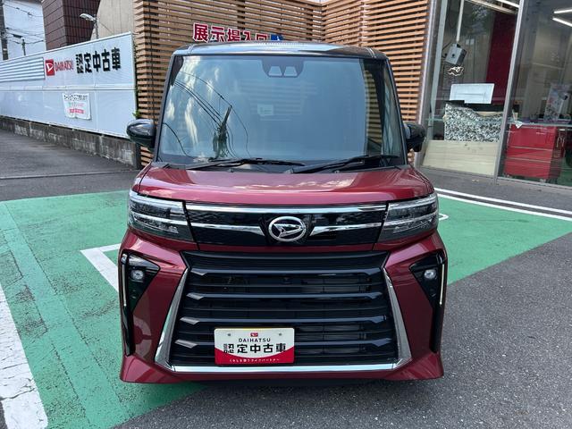 タントカスタムＲＳ　パノラマモニター対応カメラ　電子パーキングパノラマモニター対応カメラ、ＬＥＤフォグランプ、電子パーキング、コーナーセンサー、フロント左右シートヒーター、ターボ、保証　新車保証・まごころ保証　１年間・走行距離無制限付き（東京都）の中古車