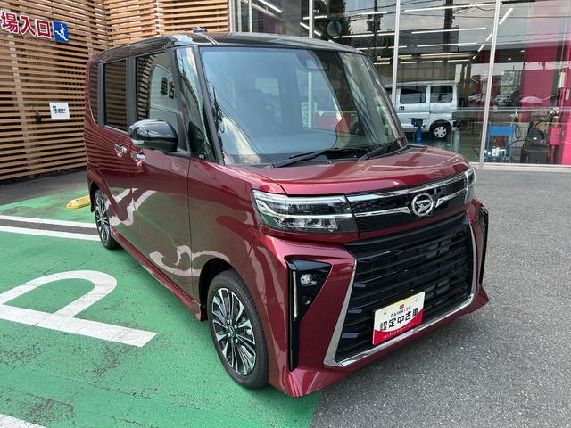タントカスタムＲＳ　パノラマモニター対応カメラ　電子パーキングパノラマモニター対応カメラ、ＬＥＤフォグランプ、電子パーキング、コーナーセンサー、フロント左右シートヒーター、ターボ、保証　新車保証・まごころ保証　１年間・走行距離無制限付き（東京都）の中古車