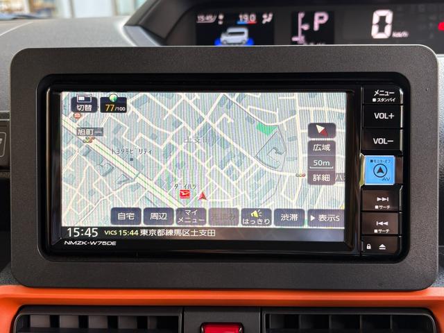 タントファンクロスターボ　純正ナビ　バックモニター　ドラレコＥＴＣ保証　新車保証・まごころ保証　１年間・走行距離無制限付き（東京都）の中古車