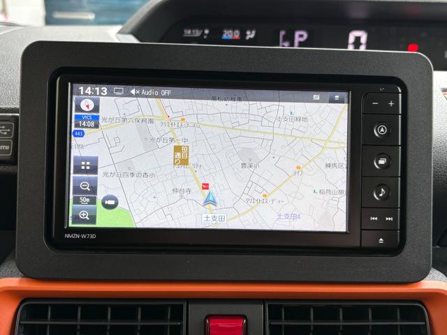 タントファンクロスターボ　ナビ・ドラレコ・ＥＴＣ・バックカメラ付保証　新車保証・まごころ保証　１年間・走行距離無制限付き（東京都）の中古車