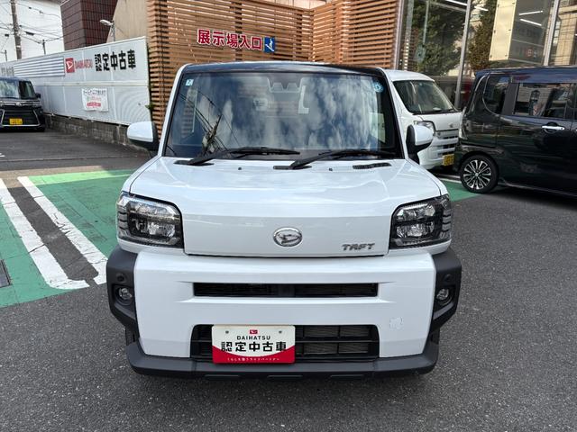 タフトＧターボ　ＣＤステレオ装着保証　新車保証・まごころ保証　１年間・走行距離無制限付き・ＣＤステレオ装着・ＬＥＤヘッドライト装備・ＬＥＤフォグ装備・シートヒーター装備（東京都）の中古車