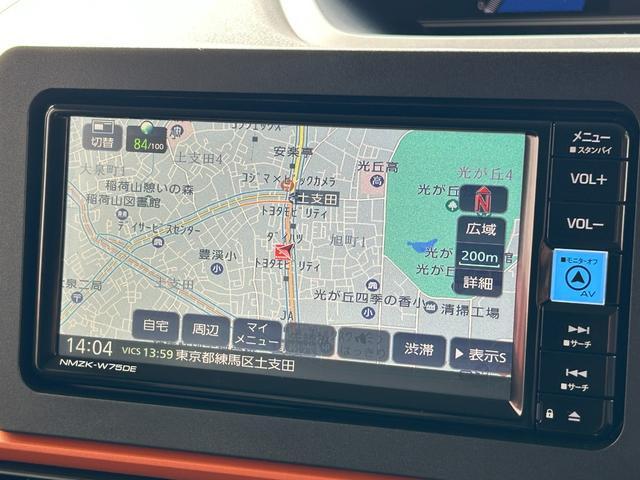 タント 中古車 ファンクロスターボ　ナビ・ドラレコ・ＥＴＣ・バックカメラ付保証　新車保証・まごころ保証　１年間・走行距離無制限付き・７インチナビ・バックカメラ・ドラレコ・ＥＴＣ装備・ＬＥＤヘッドライト装備