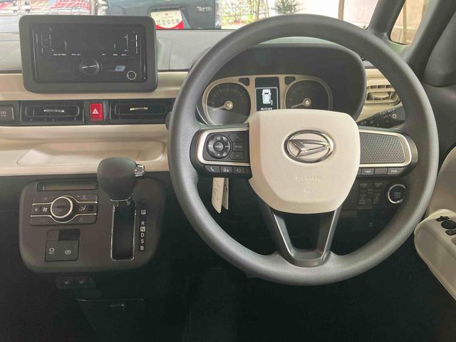 ムーヴキャンバスストライプスＧ　パノラマモニター　ＣＤチューナー保証　新車保証・まごころ保証　１年間・走行距離無制限付き　全方位カメラ　ＬＥＤヘッドランプ　ＬＥＤフォグランプ　前席シートヒーター　電動パーキングブレーキ　ホッとカップホルダー　両側電動スライドドア（東京都）の中古車