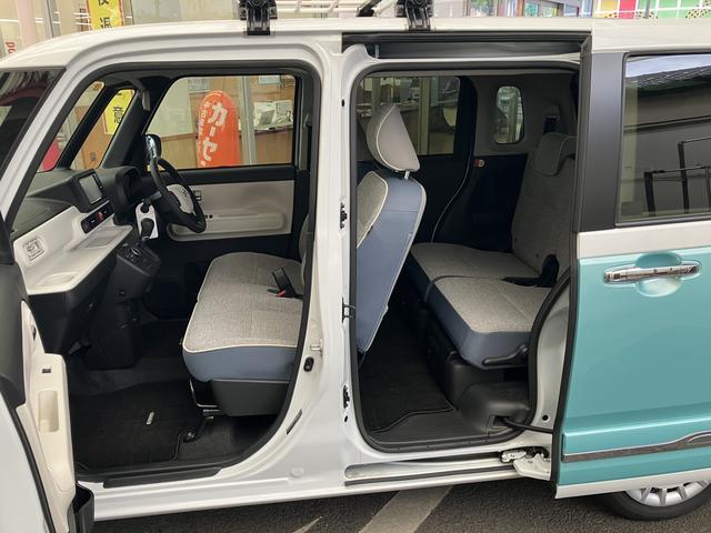 ムーヴキャンバスストライプスG 7インチナビ 前後ドラレコ パノラマモニター保証 新車保証・まごころ保証 1年間・走行距離無制限付き(東京都)の中古車
