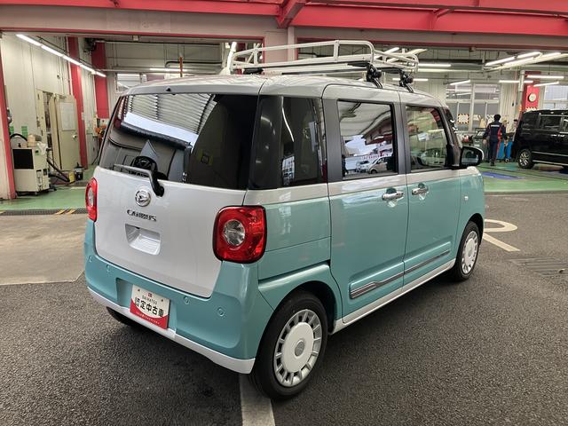 ムーヴキャンバスストライプスG 7インチナビ 前後ドラレコ パノラマモニター保証 新車保証・まごころ保証 1年間・走行距離無制限付き(東京都)の中古車