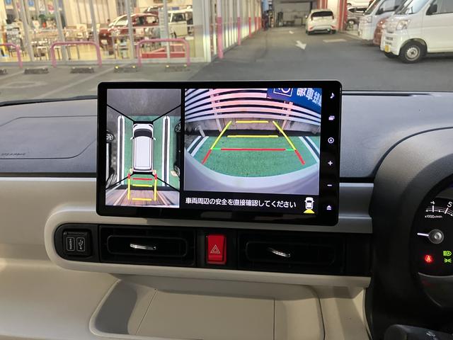 ムーヴキャンバスストライプスＧターボ　１０インチナビ・前後ドラレコ１年間走行距離無制限保証　１０インチナビ　前後ドライブレコーダー　ＥＴＣ　運転席助手席シートヒーター　アダプティブクルーズコントロール（東京都）の中古車