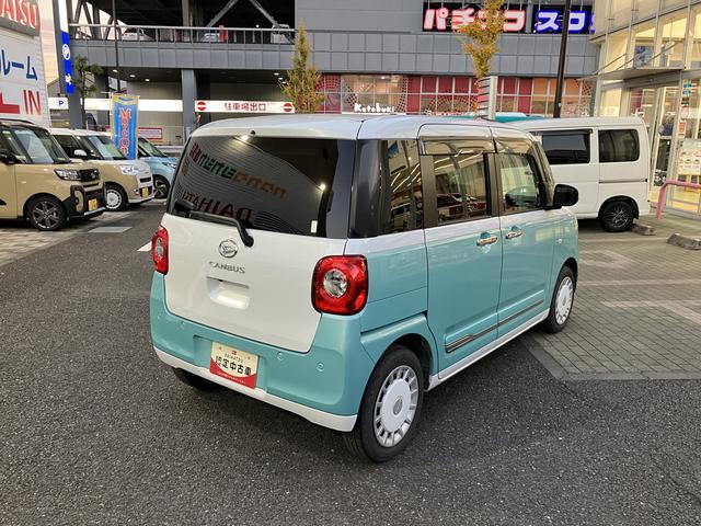 ムーヴキャンバスストライプスＧターボ　１０インチナビ・前後ドラレコ１年間走行距離無制限保証　１０インチナビ　前後ドライブレコーダー　ＥＴＣ　運転席助手席シートヒーター　アダプティブクルーズコントロール（東京都）の中古車