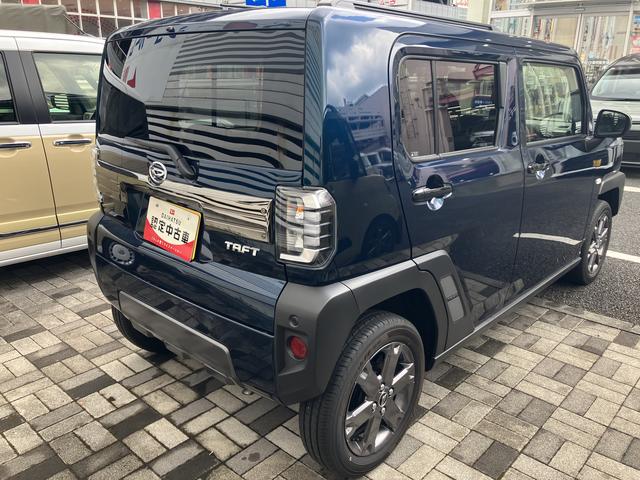 タフトＧターボ　ダーククロムベンチャー保証　新車保証・まごころ保証　１年間・走行距離無制限付き（東京都）の中古車