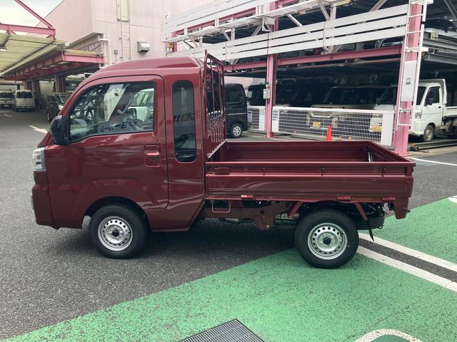ハイゼットトラックジャンボエクストラ 届け出済み未使用車保証 新車保証・まごころ保証 1年間・走行距離無制限付き 9インチスマホ連携ディスプレイオーディオ バックモニター(東京都)の中古車