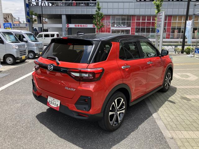 ロッキープレミアム 4WD・大画面ナビ・前後ドラレコ・ETC・BSM保証 まごころ保証 1年間・走行距離無制限付き・4WD・9インチナビ・前後ドラレコ・パノラマカメラ・ETC車載器・前席シートヒーター・LEDヘッドライト・フォグランプ・クルーズコントロール・BSM(東京都)の中古車