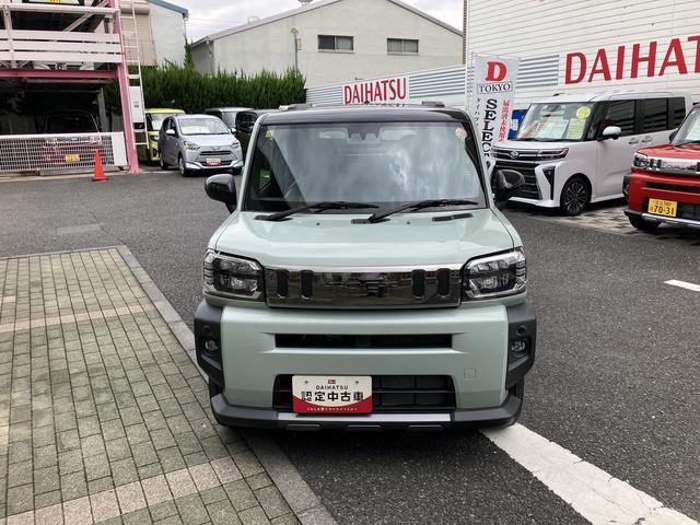 タフトGターボ ダーククロムベンチャー CDオーディオ保証 新車保証・まごころ保証 1年間・走行距離無制限付き・アダプティブクルーズコントロール・CDステレオ装着・LEDヘッドライト装備・LEDフォグ装備・シートヒーター装備・ナビ対応バックカメラ(東京都)の中古車