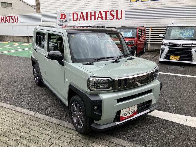 タフトGターボ ダーククロムベンチャー CDオーディオ保証 新車保証・まごころ保証 1年間・走行距離無制限付き・アダプティブクルーズコントロール・CDステレオ装着・LEDヘッドライト装備・LEDフォグ装備・シートヒーター装備・ナビ対応バックカメラ(東京都)の中古車