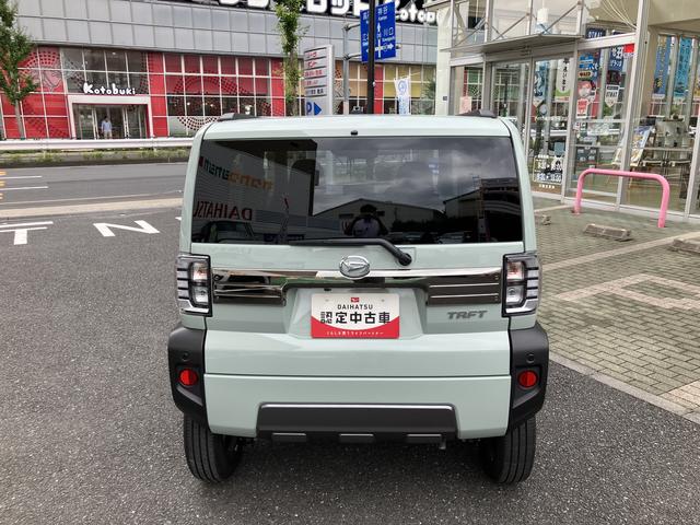 タフトGターボ ダーククロムベンチャー CDオーディオ保証 新車保証・まごころ保証 1年間・走行距離無制限付き・アダプティブクルーズコントロール・CDステレオ装着・LEDヘッドライト装備・LEDフォグ装備・シートヒーター装備・ナビ対応バックカメラ(東京都)の中古車