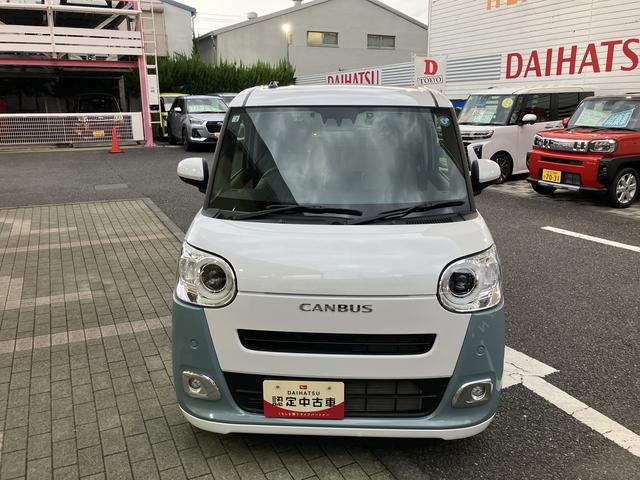 ムーヴキャンバスストライプスＧ　７インチ純正ナビゲーション搭載！！保証　新車保証・まごころ保証　１年間・走行距離無制限付き・７インチナビ・バックカメラ・ドラレコ・ＥＴＣ装備・ＬＥＤヘッドライト装備（東京都）の中古車