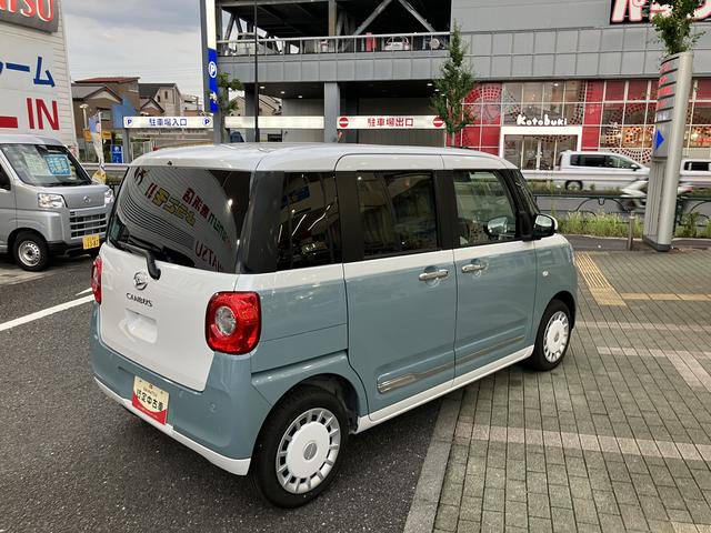 ムーヴキャンバスストライプスＧ　７インチ純正ナビゲーション搭載！！保証　新車保証・まごころ保証　１年間・走行距離無制限付き・７インチナビ・バックカメラ・ドラレコ・ＥＴＣ装備・ＬＥＤヘッドライト装備（東京都）の中古車