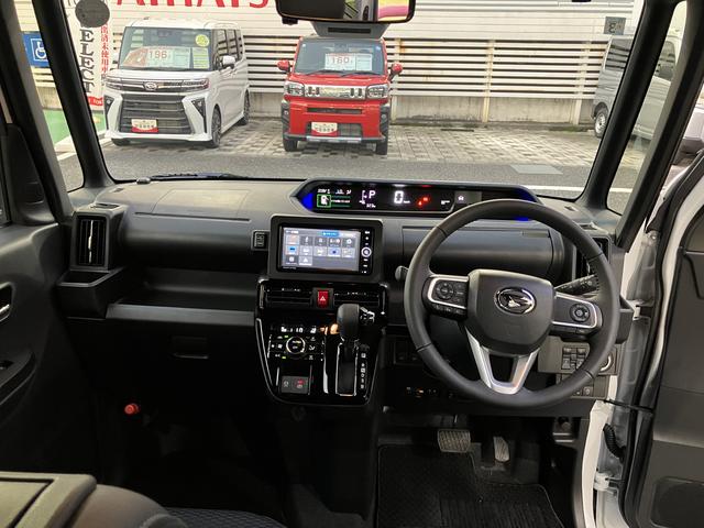タントカスタムＲＳリミテッド保証　新車保証・まごころ保証　１年間・走行距離無制限付き・７インチナビ・パノラマカメラ・ドラレコ・ＥＴＣ装備・ＬＥＤヘッドライト装備（東京都）の中古車