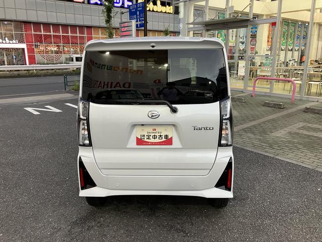 タントカスタムＲＳリミテッド保証　新車保証・まごころ保証　１年間・走行距離無制限付き・７インチナビ・パノラマカメラ・ドラレコ・ＥＴＣ装備・ＬＥＤヘッドライト装備（東京都）の中古車