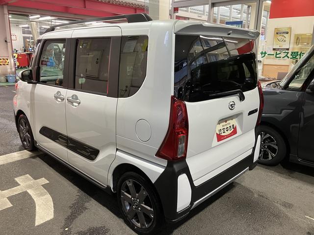 タントファンクロスターボ　ナビ・ドラレコ・ＥＴＣ・バックカメラ付保証　新車保証・まごころ保証　１年間・走行距離無制限付き・７インチナビ・バックカメラ・ドラレコ・ＥＴＣ装備・ＬＥＤヘッドライト装備（東京都）の中古車