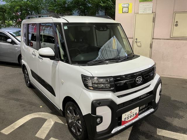 タントファンクロスターボ　ナビ・ドラレコ・ＥＴＣ・バックカメラ付保証　新車保証・まごころ保証　１年間・走行距離無制限付き・７インチナビ・バックカメラ・ドラレコ・ＥＴＣ装備・ＬＥＤヘッドライト装備（東京都）の中古車