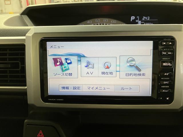 ウェイクＬ　ＳＡII　ナビ・バックカメラ保証　まごころ保証　１年間・走行距離無制限付き・７インチナビ・バックカメラ装備・両ドア電動スライドドアスイッチ・プッシュスタート（東京都）の中古車