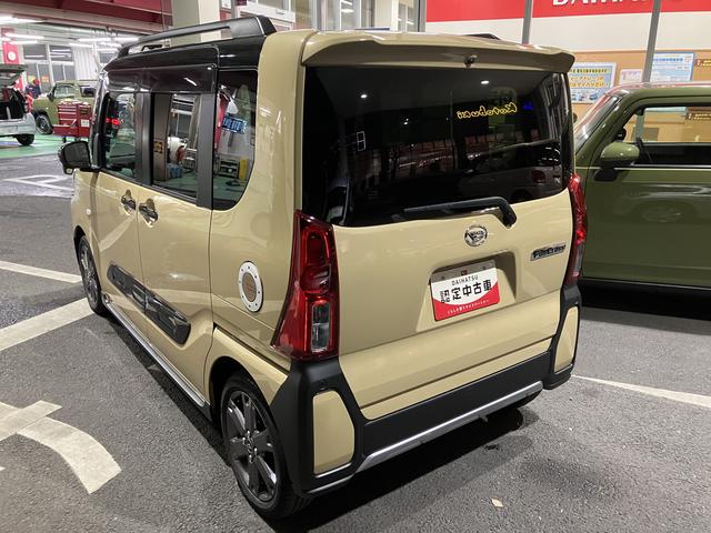 タントファンクロスターボ　９インチＤＡ・革調シートカバー保証　新車保証・まごころ保証　１年間・走行距離無制限付き・９インチディスプレイオーディオ装備・パノラマカメラ装備・ドラレコ・ＥＴＣ装備（東京都）の中古車