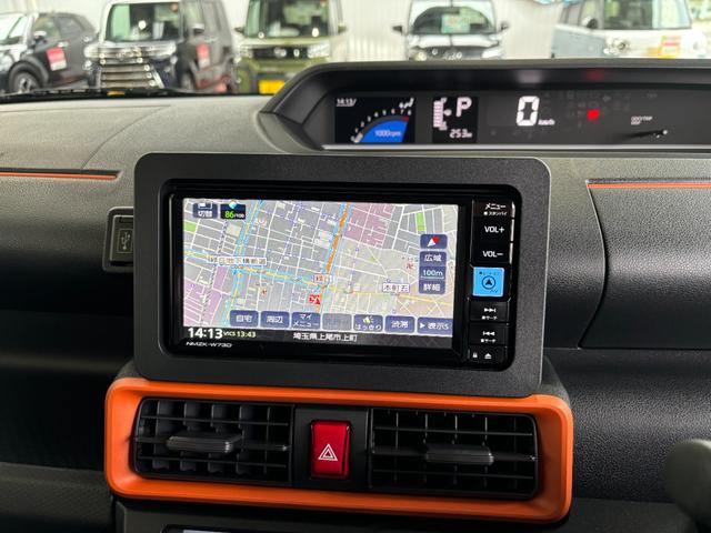 タントファンクロス　ナビ　バックカメラ　シートヒーター一年保証・距離無制限　走行２５３キロ　７インチ純正エントリーナビ　ブルートゥース　バックカメラ　クリアランスソナー　オートライト　ＬＥＤヘッドライト　シートヒーター（埼玉県）の中古車