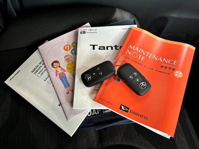 タントファンクロス　ナビ　バックカメラ　シートヒーター一年保証・距離無制限　走行２５３キロ　７インチ純正エントリーナビ　ブルートゥース　バックカメラ　クリアランスソナー　オートライト　ＬＥＤヘッドライト　シートヒーター（埼玉県）の中古車