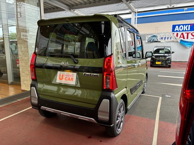 タントファンクロス　ナビ　バックカメラ　シートヒーター一年保証・距離無制限　走行２５３キロ　７インチ純正エントリーナビ　ブルートゥース　バックカメラ　クリアランスソナー　オートライト　ＬＥＤヘッドライト　シートヒーター（埼玉県）の中古車