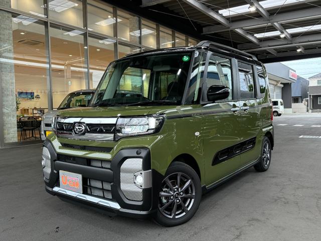 タントファンクロス　ナビ　バックカメラ　シートヒーター一年保証・距離無制限　走行２５３キロ　７インチ純正エントリーナビ　ブルートゥース　バックカメラ　クリアランスソナー　オートライト　ＬＥＤヘッドライト　シートヒーター（埼玉県）の中古車